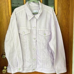 Lilac Purple Jean Jacket